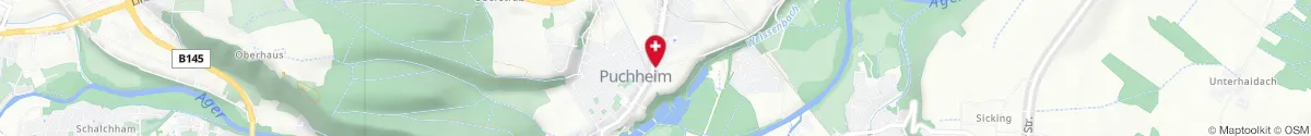 Kartendarstellung des Standorts für Apotheke Puchheim in 4800 Attnang-Puchheim